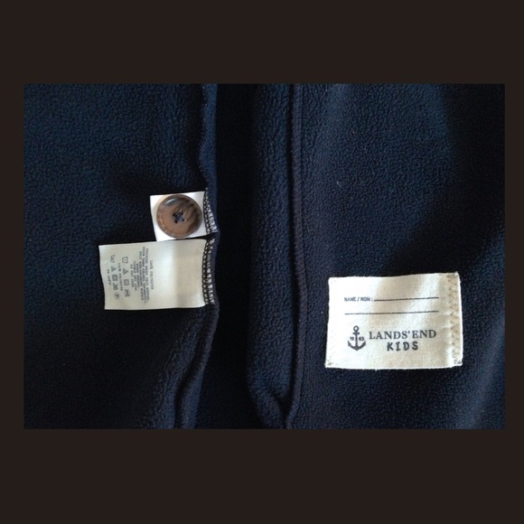 Girls sailor coat. Dark blue by Land's End. - Picture 2 of 4